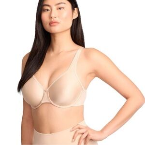 Wacoal Basic Beauty Spacer Underwire Everyday Wear Sand Nude Bra Women’s 32DD